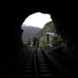 Was endteckt man nicht alles am Ende eines Eisenbahntunnels?